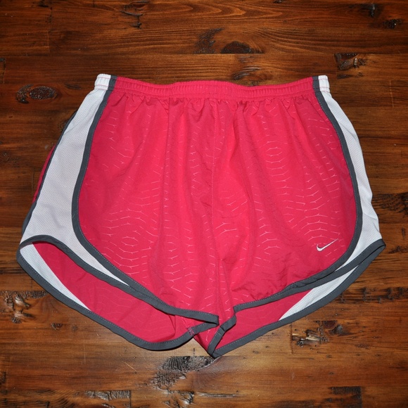 NIKE Women's Pink Dri-Fit Tempo Running Shorts C7 - Picture 5 of 8